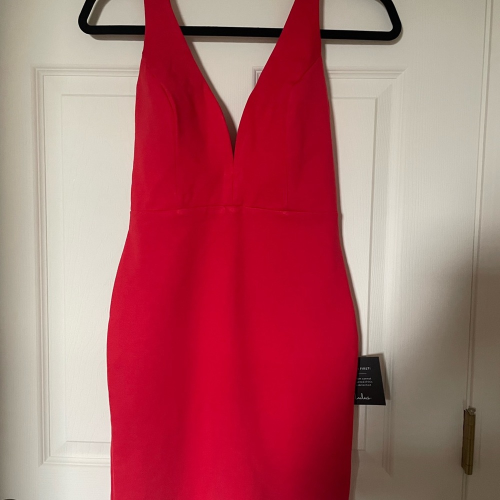 Red mini dress by LuLu